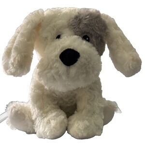 Warmies Intelex Microwavable Plush Stuffed Animal White Gray‎ Dog Puppy NWOT